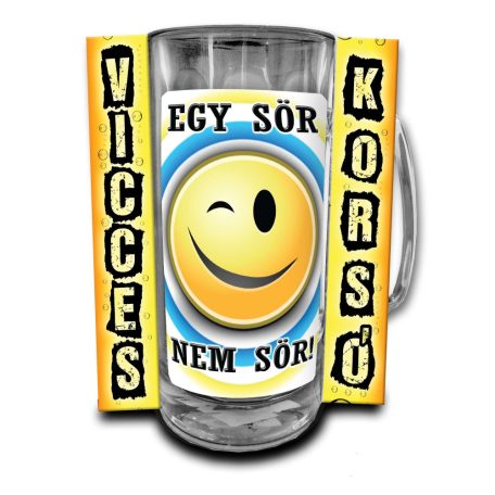 Korsó 300ml, Egy sör, nem sör! New VK042