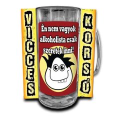   Korsó 300ml, Énnem vagyok alkoholista, csak szeretek Inni! New VK044