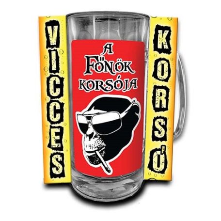 Korsó 300ml, A Főnük korsója New VK046