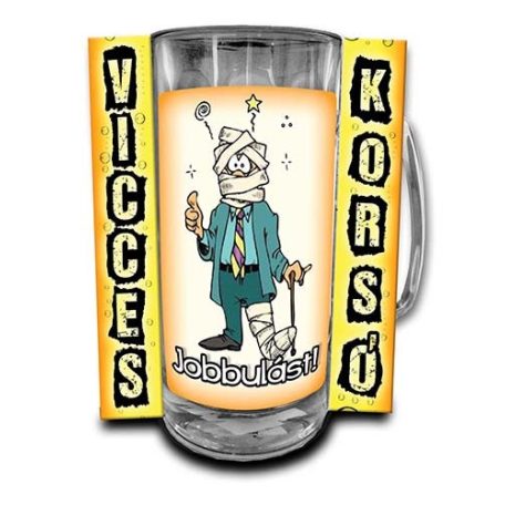 Korsó 300ml, Jobbulást! New VK072