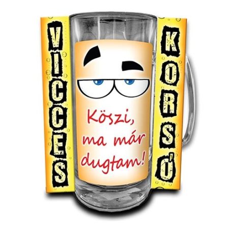 Korsó 300ml, Köszi, mam már dugtam! New VK073