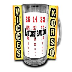 Korsó 300ml, Látásjavító! New VK074