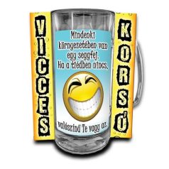   Korsó 300ml, Mindenki környezetében van egy seggfej! Ha a tiédben nincs, valószínű Te vagy az! New VK091