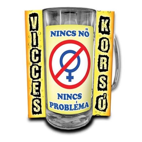 Korsó 300ml, Nincs nő, nincs probléma New VK097