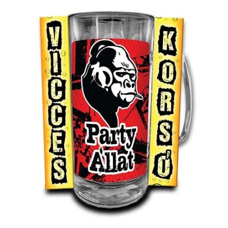 Korsó 300ml, Party Állat New VK103