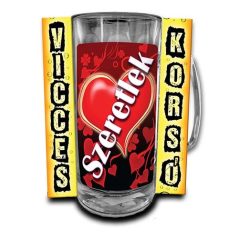 Korsó 300ml, Szeretlek New VK114