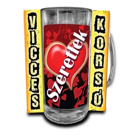 Korsó 300ml, Szeretlek New VK114