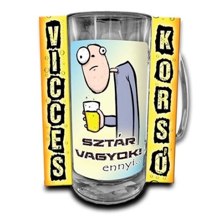 Korsó 300ml, Sztár vagyok! Ennyi... New VK115
