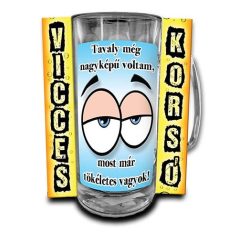   Korsó 300ml, Tavaly még nagyképű voltam, most már tökéletes vagyok! New VK118