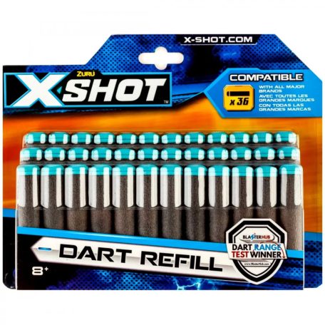 X-shot utántöltő - 36 darabos szivacs töltény csomag XSH3618