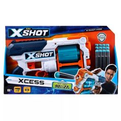   X-Shot Xcess TK-12 forgótáras szivacslövő játékpisztoly,  12db lövedékkel XSH36188