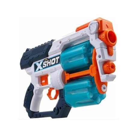 X-Shot Xcess TK-12 forgótáras szivacslövő játékpisztoly,  16 db lövedékkel XSH36436